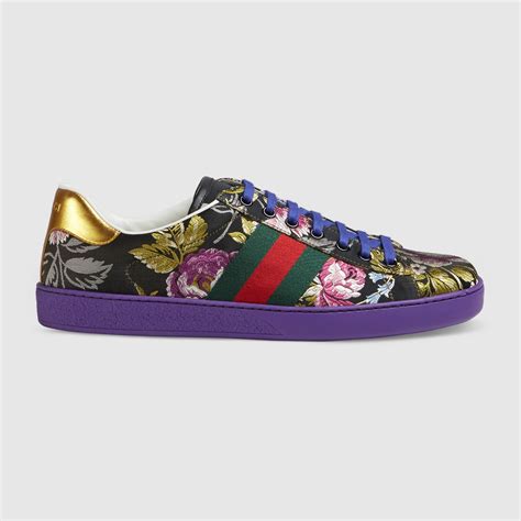 gucci ace floral men's|gucci ace interlocking g.